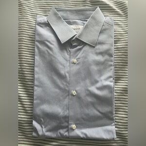 Figaret formal blue stripped men’s shirt
